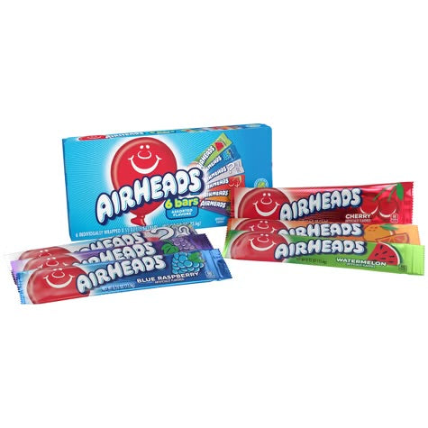Airheads Theater Box Chewy Candy - 3.3oz/6ct