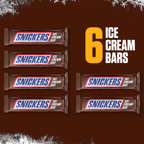 Snickers Ice Cream Bars - 6 ct