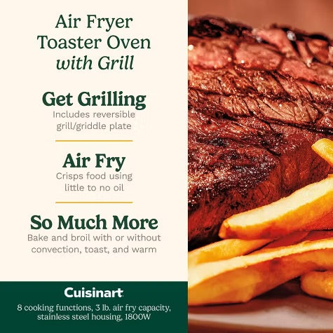 Cuisinart Air Fryer Toaster Oven with Grill