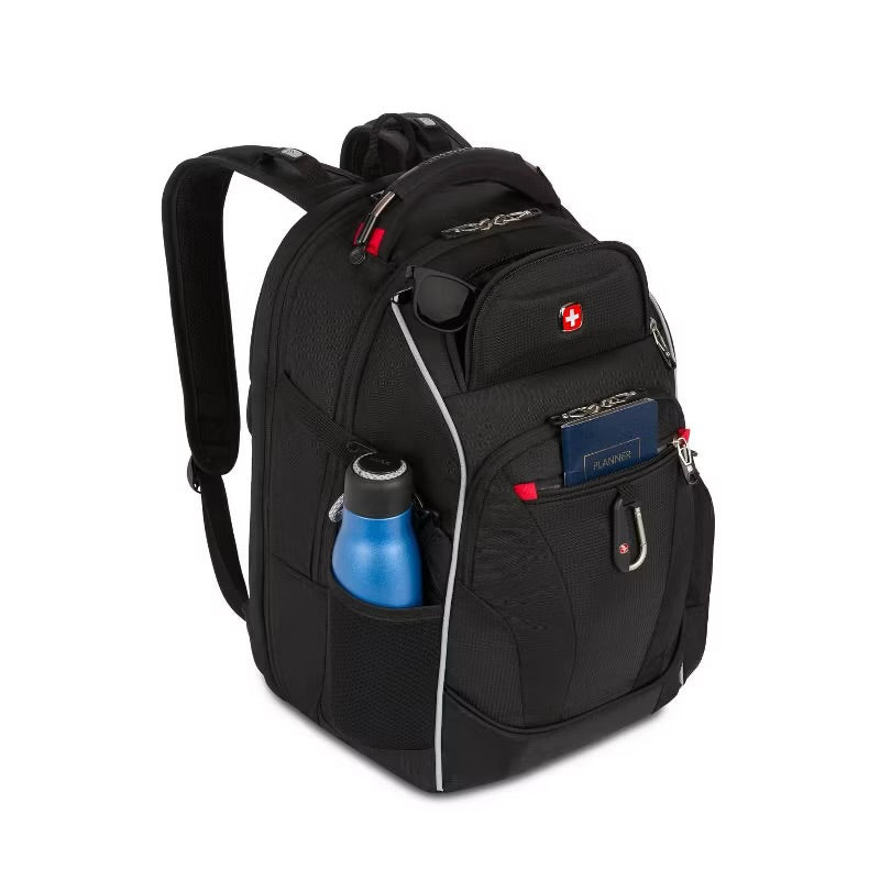 SWISSGEAR Scan Smart TSA Laptop 17.5" Backpack - Black