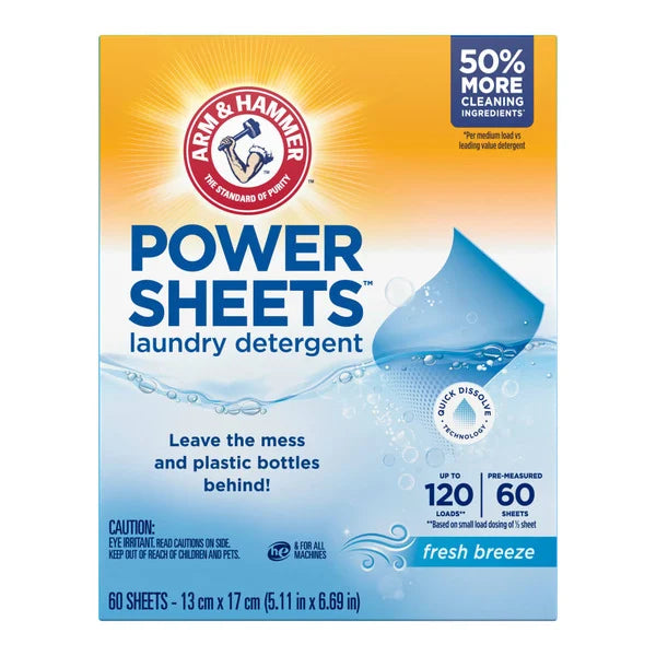 Arm & Hammer Power Sheets Laundry Detergent