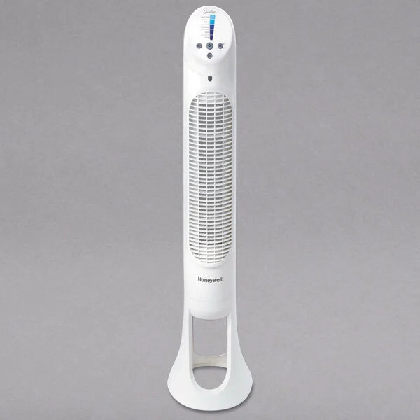 Honeywell HWLHYF260 QuietSet 32 7/8" White 5-Speed Oscillating Tower Fan