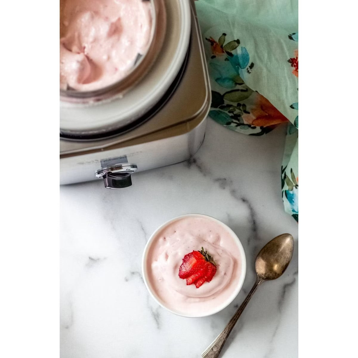 Cuisinart Pure Indulgence 2qt Frozen Yogurt-Sorbet & Ice Cream Maker - Chrome - ICE-30BCP1: BPA-Free, 25 Min Cycle