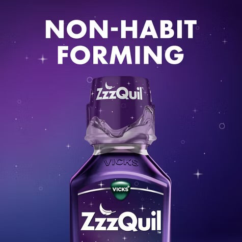 ZzzQuil Nighttime Sleep-Aid Liquid - Berry