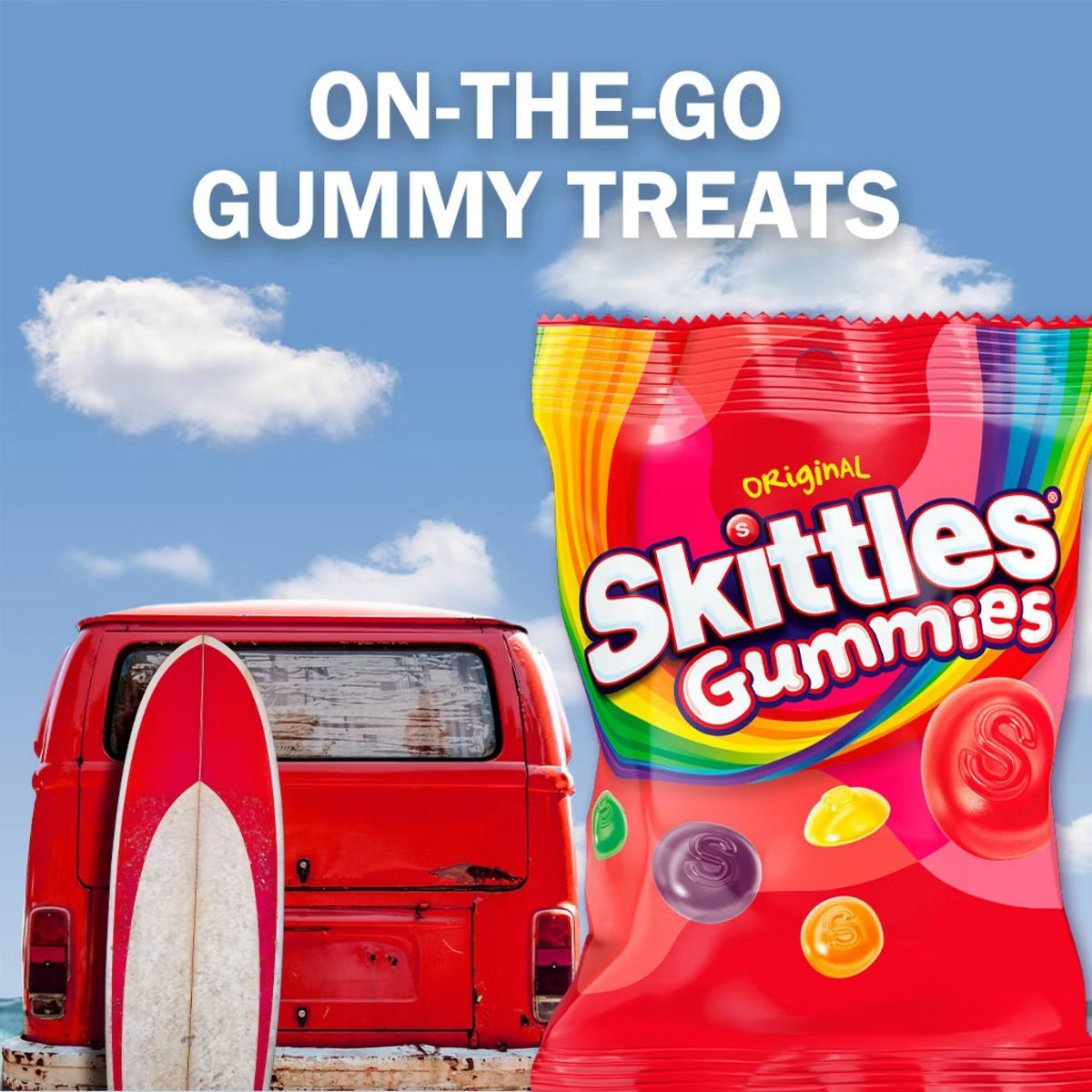 Skittles Original Gummies Candy Peg - 5.8oz