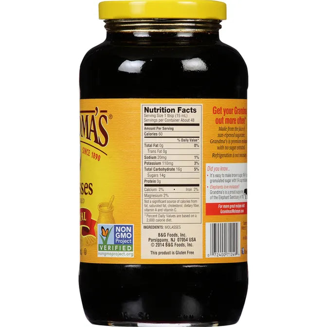 Grandma's Molasses, Original, Unsulphured