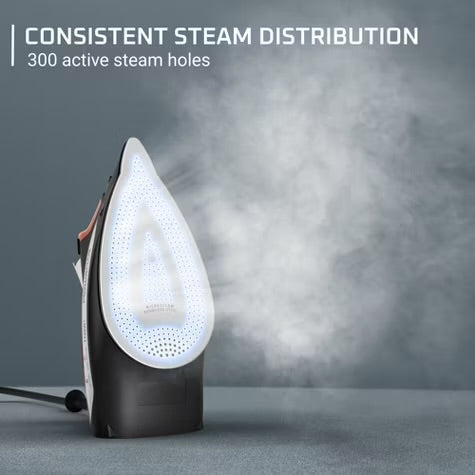 Rowenta Steam Iron Access Steam Vertical Steaming Red