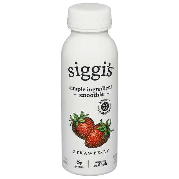 Siggi's Probiotic Whole Milk Strawberry Drinkable Yogurt