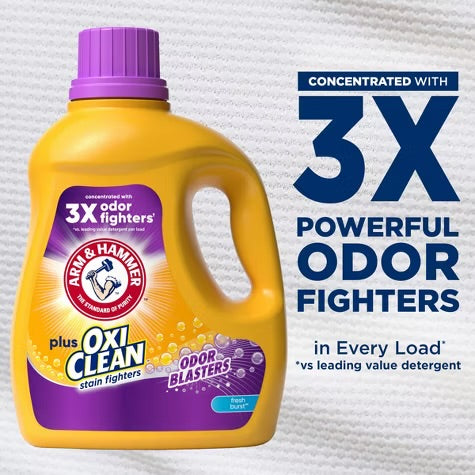 Arm Hammer Plus OxiClean Odor Blasters Liquid Laundry Detergent