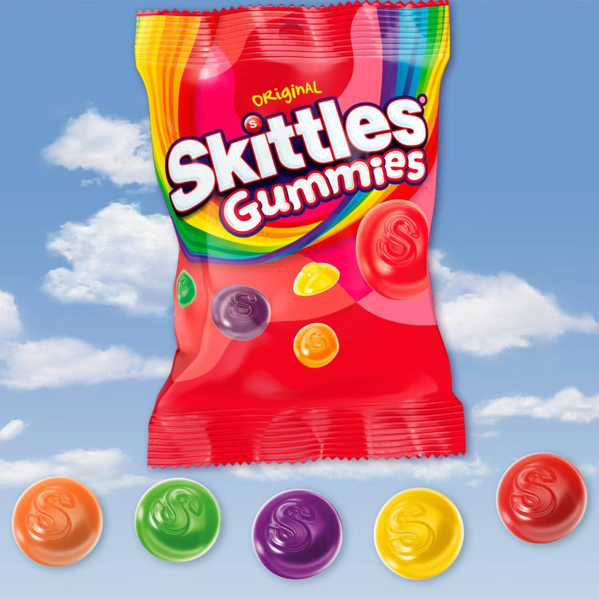 Skittles Original Gummies Candy Peg - 5.8oz