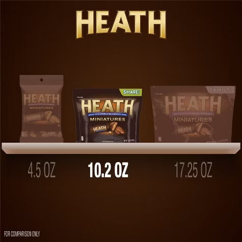 Heath Miniatures Chocolate Candy - 10.2oz