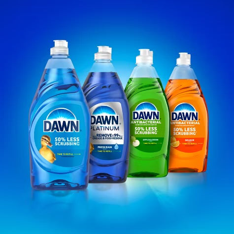 Dawn Refreshing Rain Scent Platinum Dishwashing Liquid Dish Soap