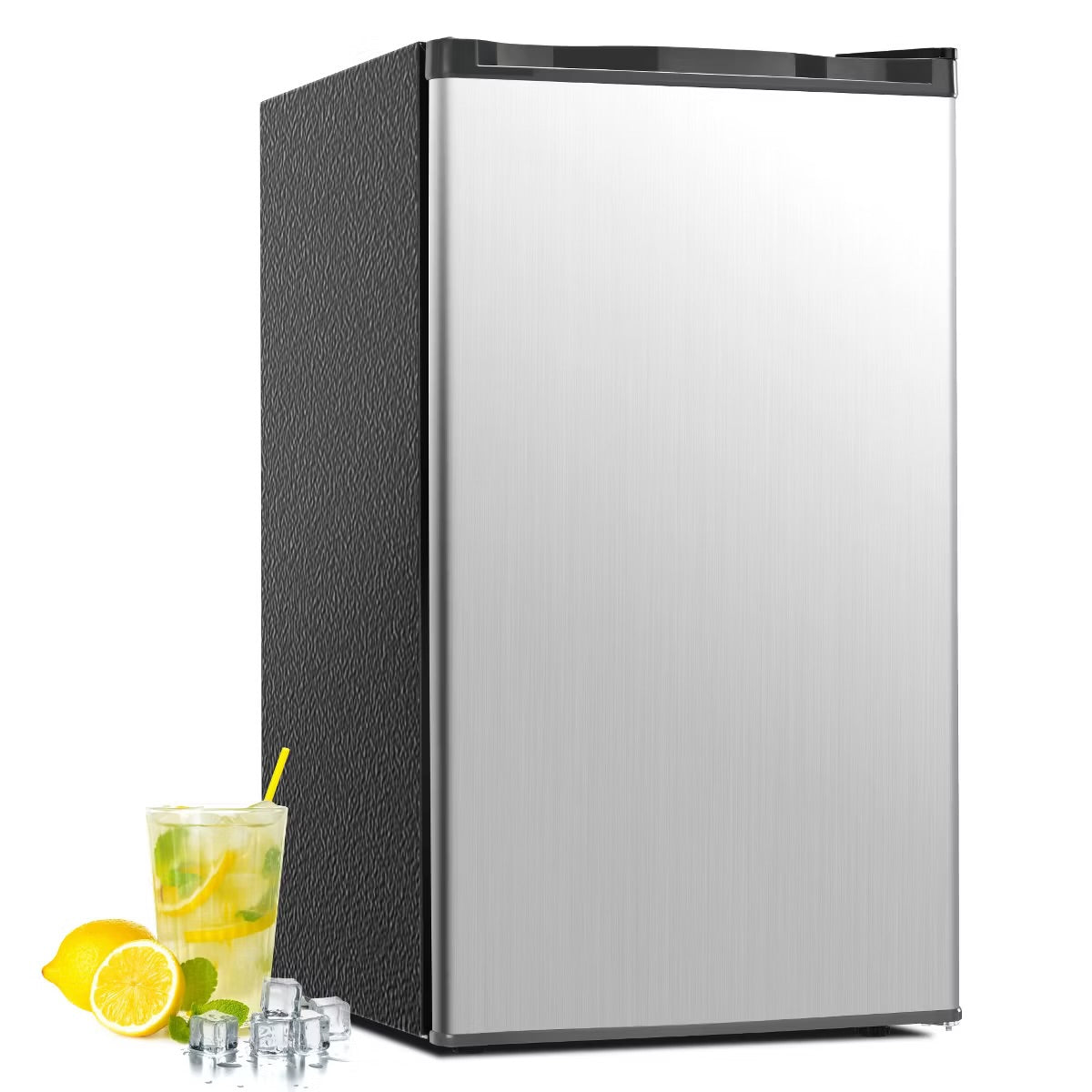 Simzlife 1.6 Cu.Ft. Mini Fridge with Freezer,Single Door Compact Refrigerator