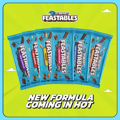 Feastables MrBeast Cookies and Cream Chocolate Bar - 60g