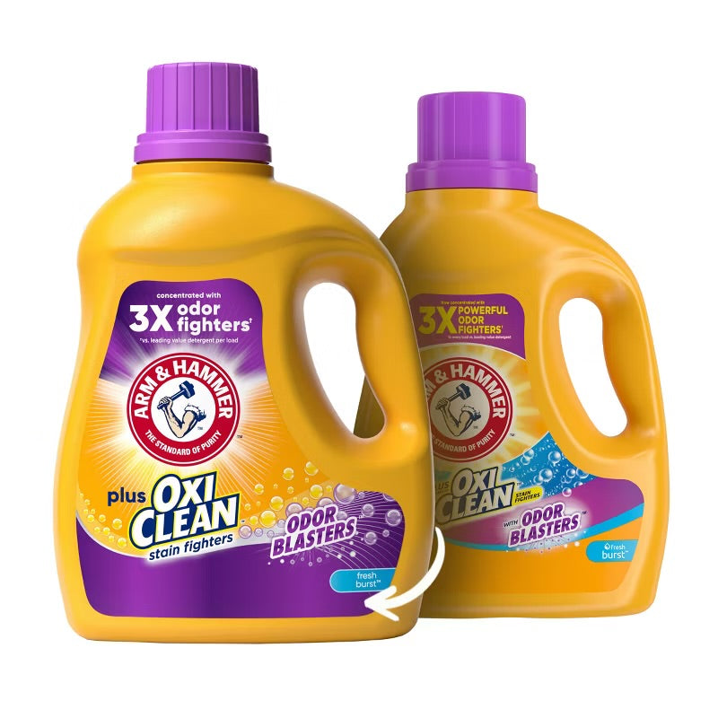 Arm Hammer Plus OxiClean Odor Blasters Liquid Laundry Detergent