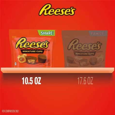 Reese's Miniature Cups Share Pack Candy - 10.5oz