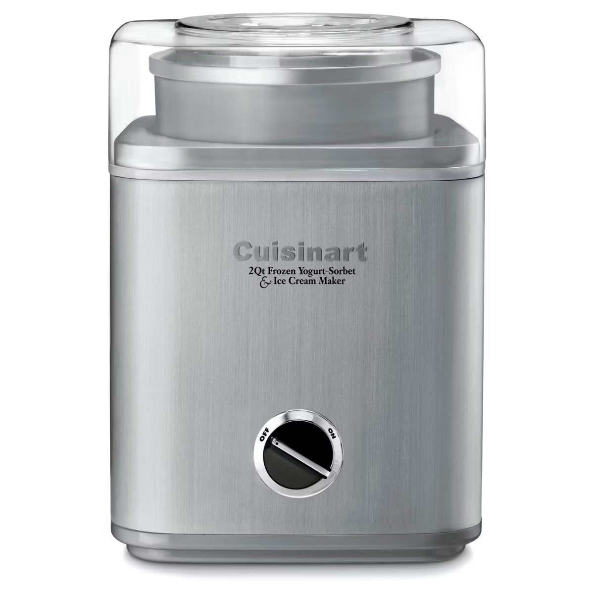 Cuisinart Pure Indulgence 2qt Frozen Yogurt-Sorbet & Ice Cream Maker - Chrome - ICE-30BCP1: BPA-Free, 25 Min Cycle