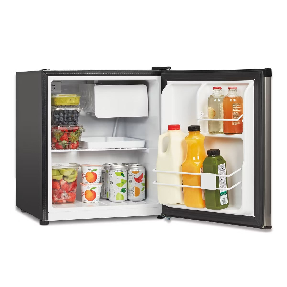 Cuisinart Mini Fridge 1.7 cu ft CCF-17: Compact Dorm Refrigerator, Stainless Steel, Energy Star Certified, Portable Design