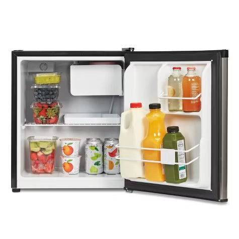 Cuisinart Mini Fridge 1.7 cu ft CCF-17: Compact Dorm Refrigerator, Stainless Steel, Energy Star Certified, Portable Design