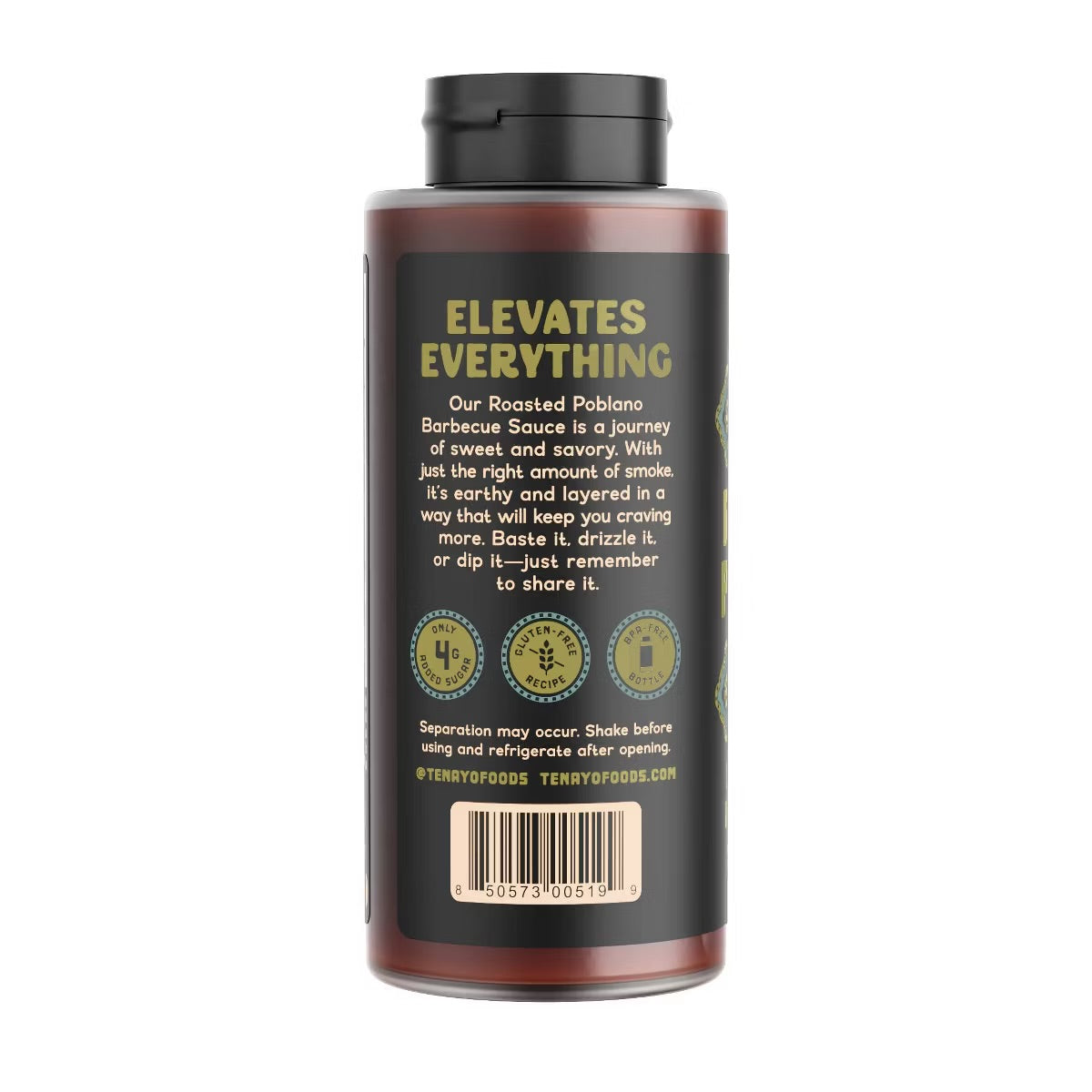 Tenayo Poblano Mexican Style BBQ Sauce - 14.5oz