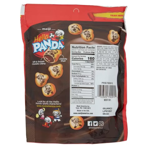 Hello Panda Chocolate Cookies - 7oz
