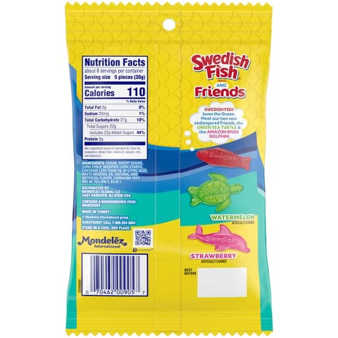 Swedish Fish & Friends Soft & Chewy Candy - 8oz
