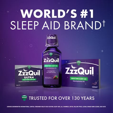 ZzzQuil Nighttime Sleep-Aid Liquid - Berry