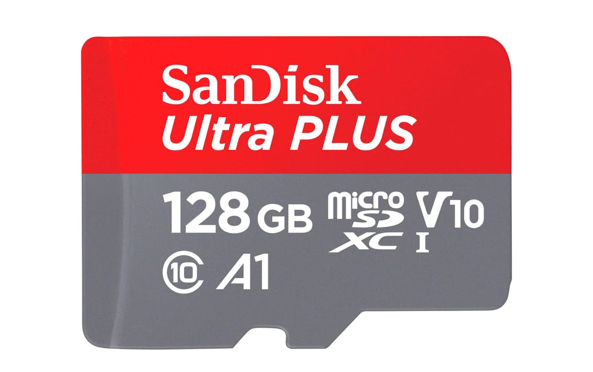 Sandisk -Ultra Plus 128GB microSDXC UHS -I Memory Card