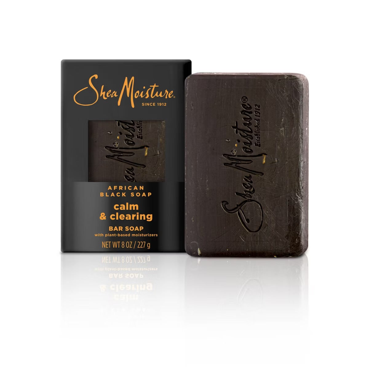 SheaMoisture Calm & Clearing Bar Soap - African Black Soap - 8oz