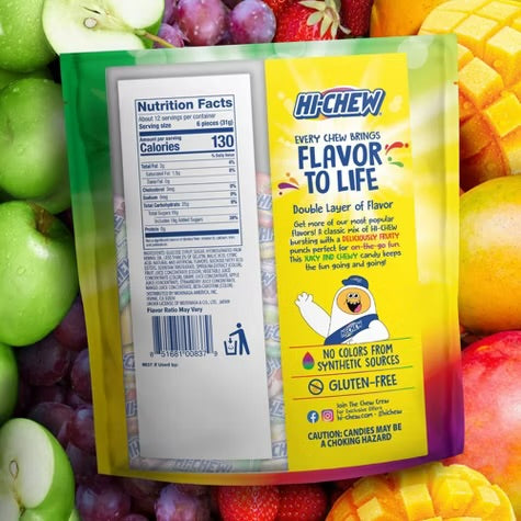 Hi-Chew Assorted Fruit Candy - 12.7oz