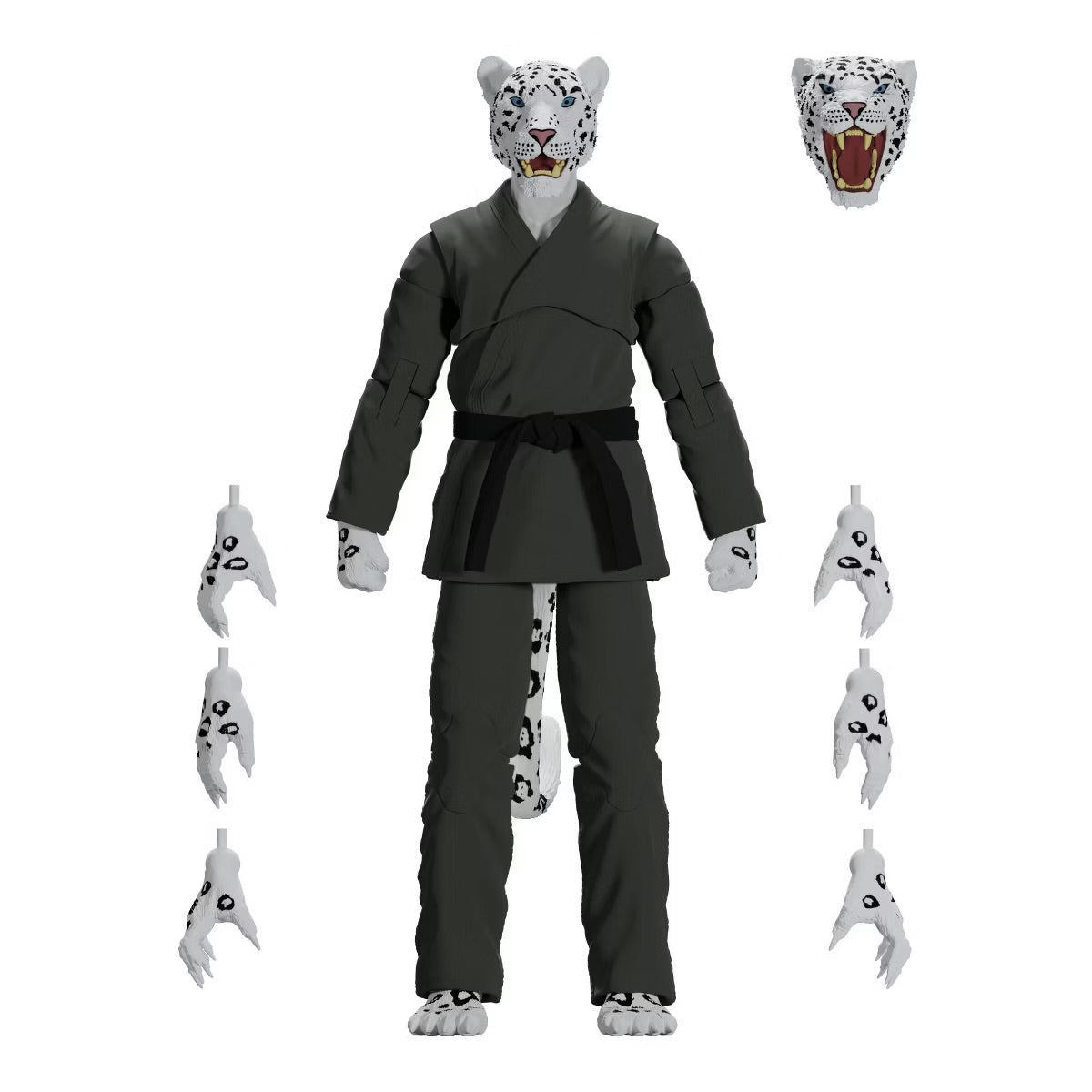 Zoo Jitsu Fighters Shadow 'Ice' the Snow Leopard Action Figure