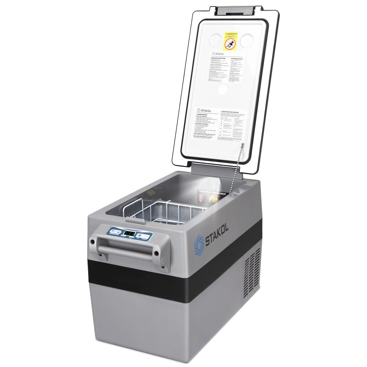 44 Quarts Portable Electric Car Cooler Refrigerator/Freezer Compressor for RVs Camping