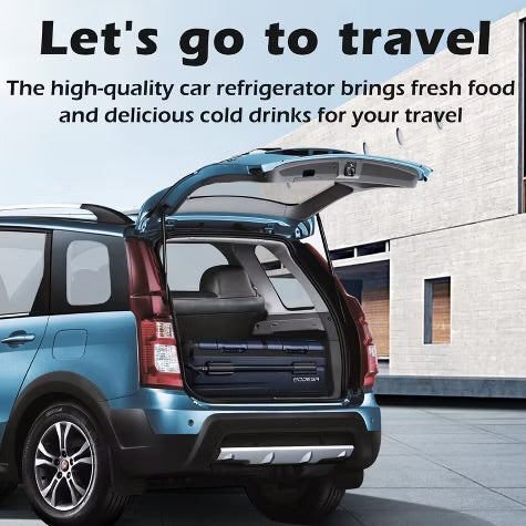 12 Volt Car Refrigerator, Portable Freezer Dual Zone APP Control, 52 Cans Fridge 12/24V DC and 100-240V AC
