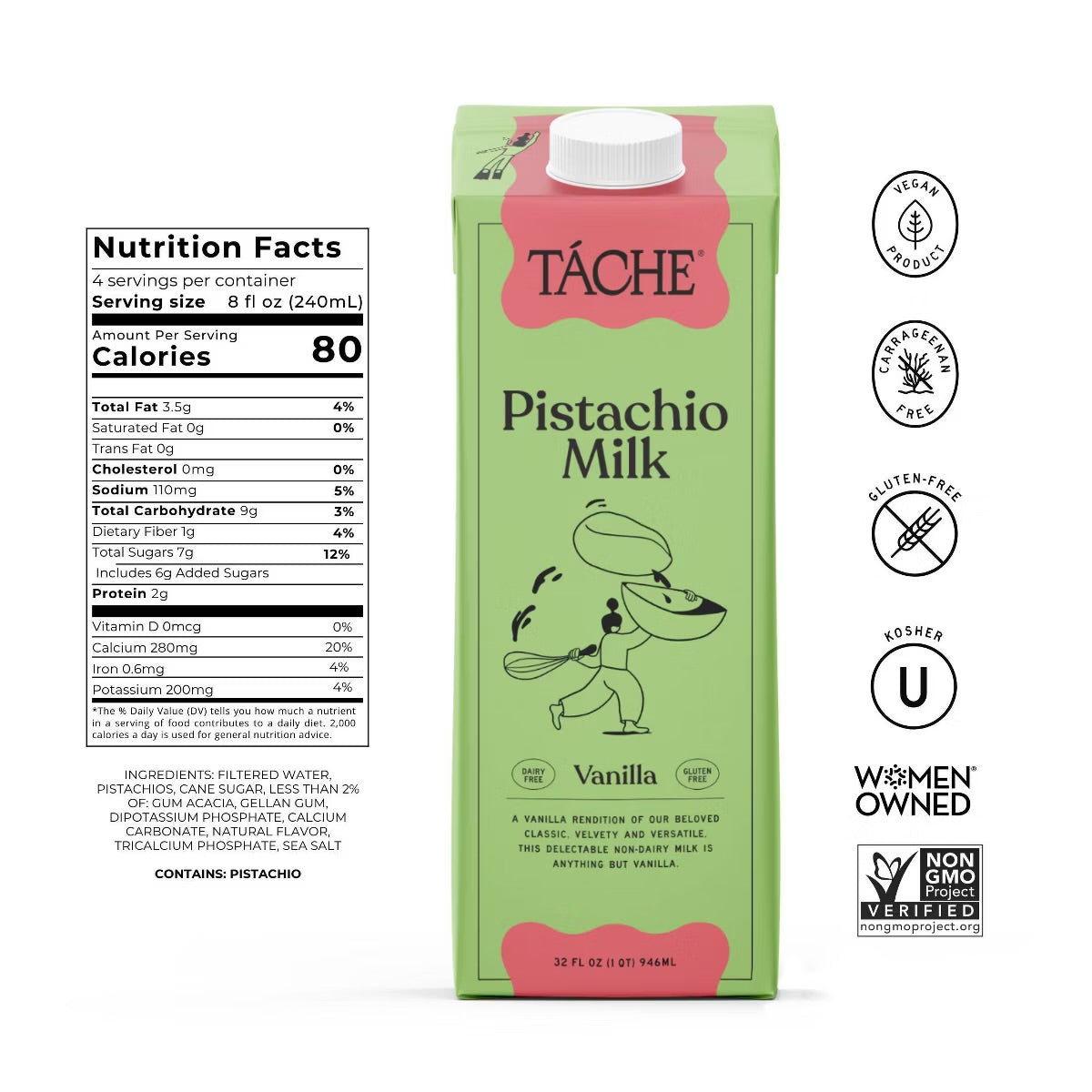 Tache Non-Dairy Pistachio Milk