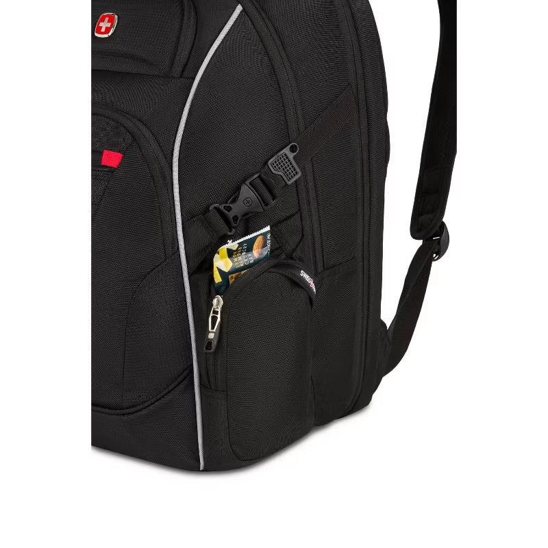 SWISSGEAR Scan Smart TSA Laptop 17.5" Backpack - Black