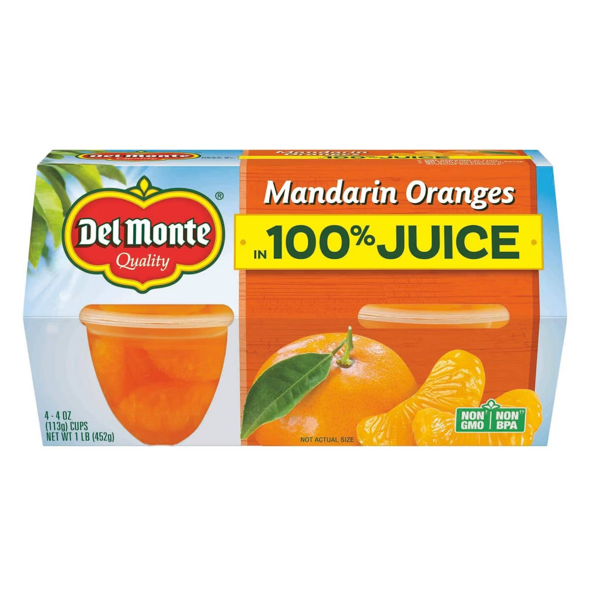 Del Monte Mandarin Oranges Fruit Cups