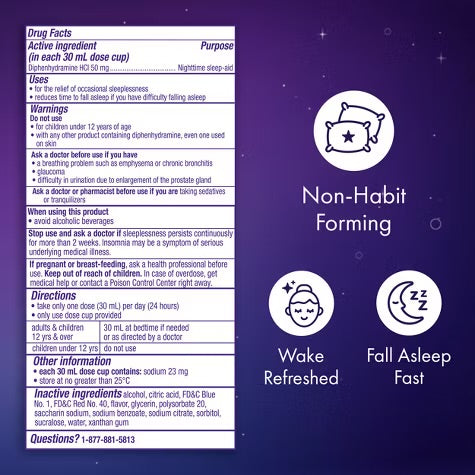 ZzzQuil Nighttime Sleep-Aid Liquid - Berry