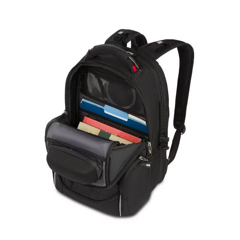 SWISSGEAR Scan Smart TSA Laptop 17.5" Backpack - Black