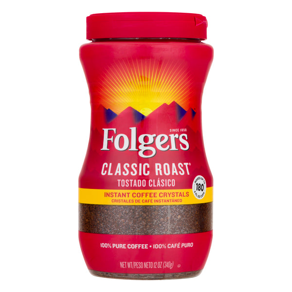 Folgers Classic Roast Instant Coffee Crystals