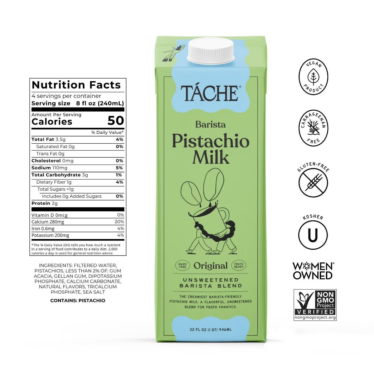 Tache Non-Dairy Pistachio Milk