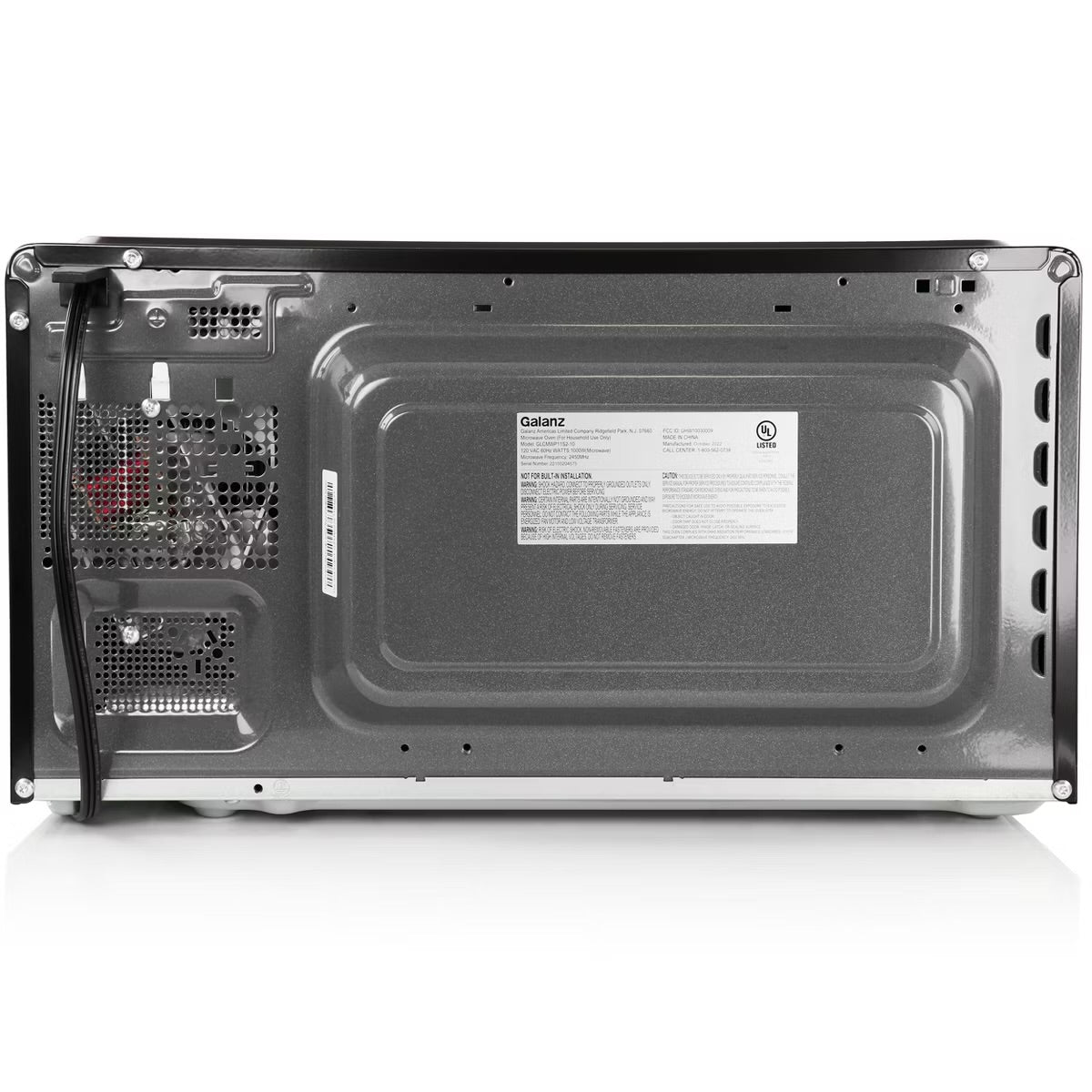 Galanz 0.9 cu ft 900W Countertop Microwave Oven in Black with One Touch Express Cooking