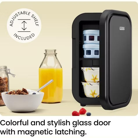 ICEMAN Portable Mini Fridge w/ 8 12oz Can Capacity, Cools and Heats, Car Plug Included