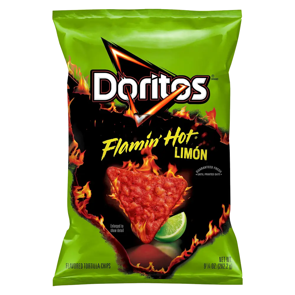 Doritos Flamin Hot Limon Tortilla Chips 9.25oz