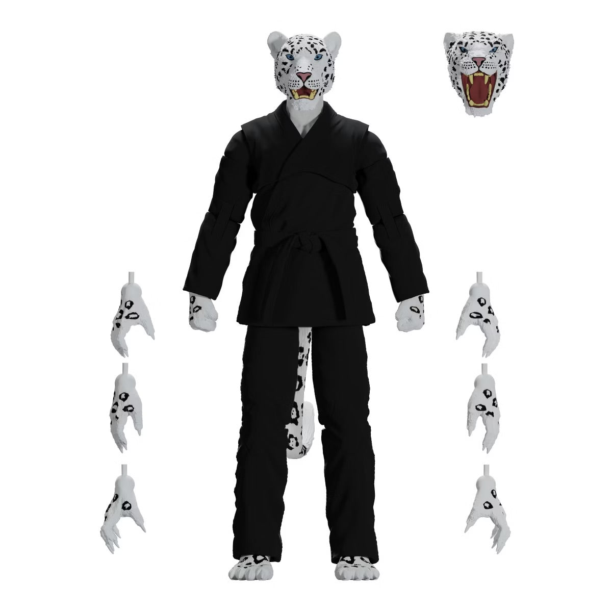 Zoo Jitsu Fighters Shadow 'Ice' the Snow Leopard Action Figure