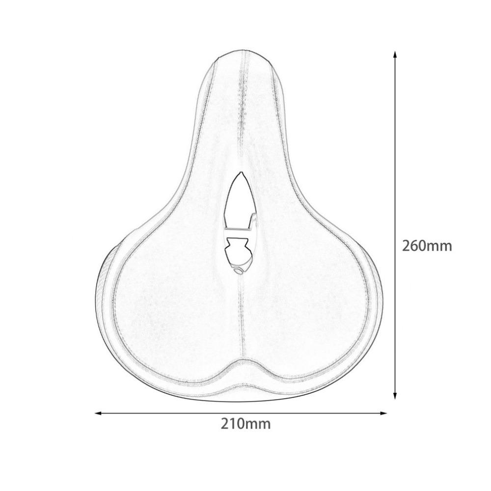 YAFEE Bicycle Saddle Reflective Shockproof Bike Seat MTB Mountain Bike Cycling Soft Seat Cover Cushion YF-1057