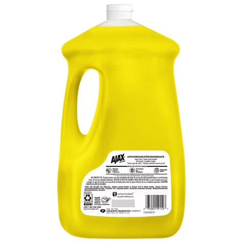 Ajax Lemon Ultra Super Degreaser Dishwashing Liquid Dish Soap