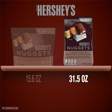 Hershey's Nuggets Assorted Chocolate Candy Mix - 31.5oz