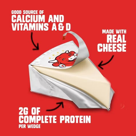 The Laughing Cow Spreadable Light Swiss Cheese Wedges - 5.4oz/8ct