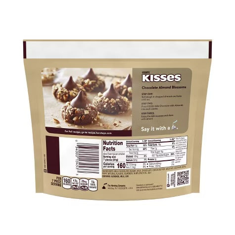 Hershey's Kisses Almond Chocolate Candy - 10oz