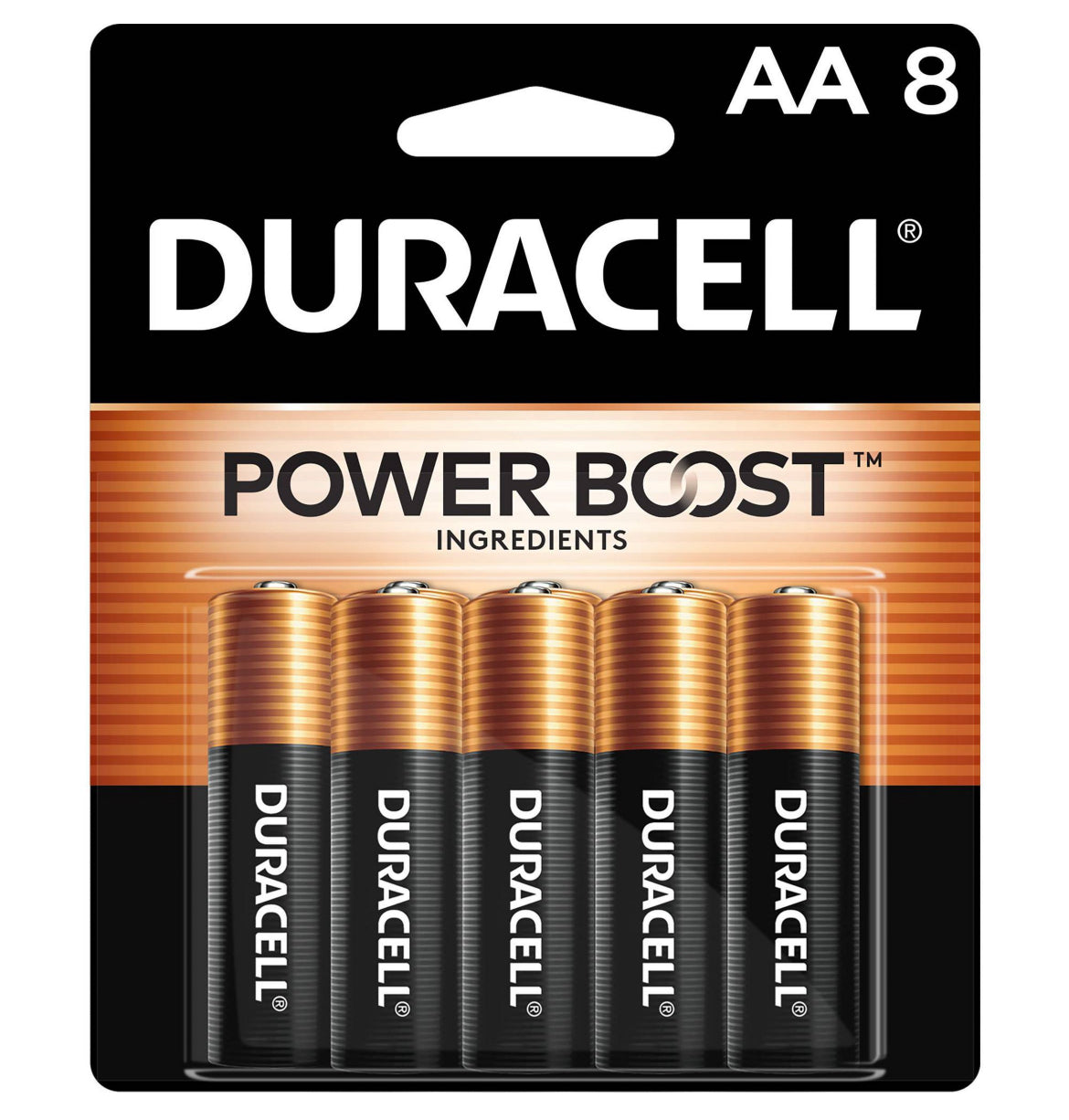 Duracell Coppertops AA Batteries- 8pk Alkaline Battery